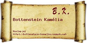 Bottenstein Kamélia névjegykártya