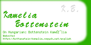 kamelia bottenstein business card